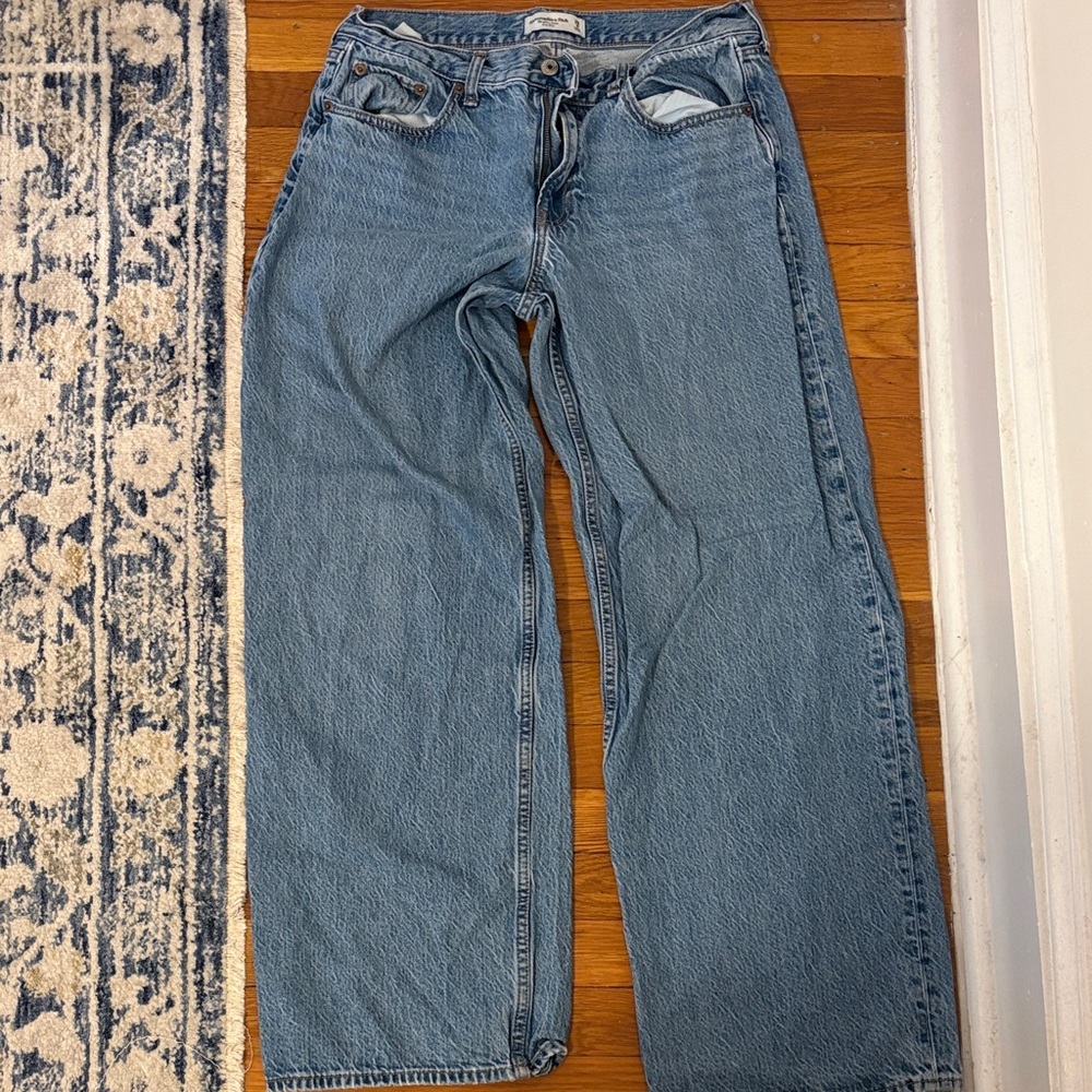 Abercrombie and Fitch Ultra Loose Low Rise Jean